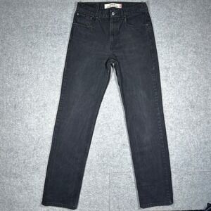 vtg Levi's Denim Jeans slim fit Mens 32x34(29x34) Black Slim Fit Casual Workwear